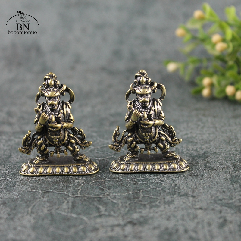 Xt Home Textiles - Buddismo tibetano in rame antico Statua