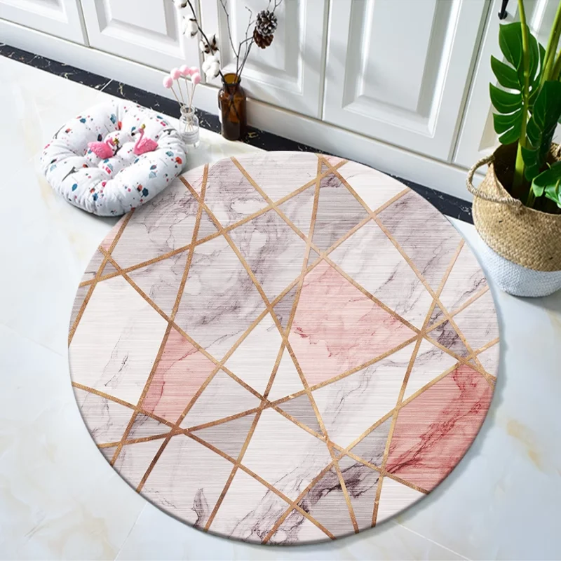 Home Textiles Online - ~O~Light Tappetino rotondo di lusso per