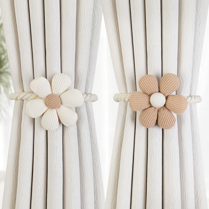 Xt Home Textiles - 1 Pezzo Fermacurta Magnetico Floreale a