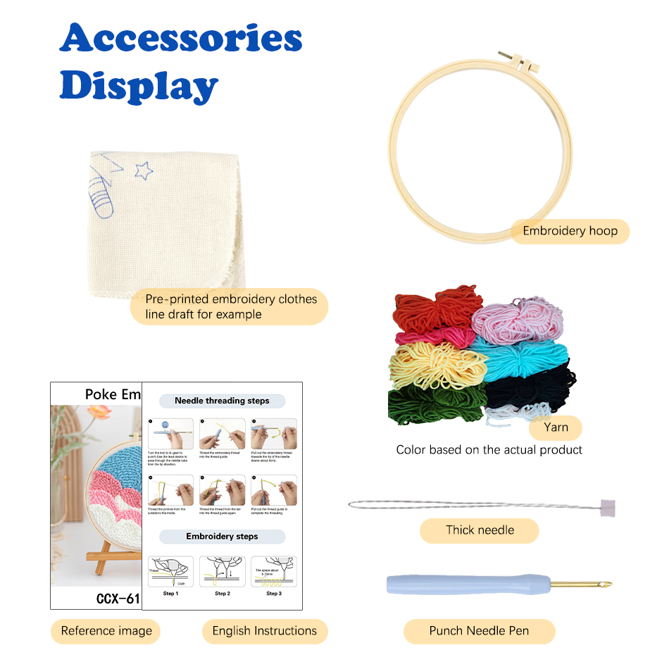 Kit per ricamo punch needle GA - Home Textiles Discount recensione e prezzo