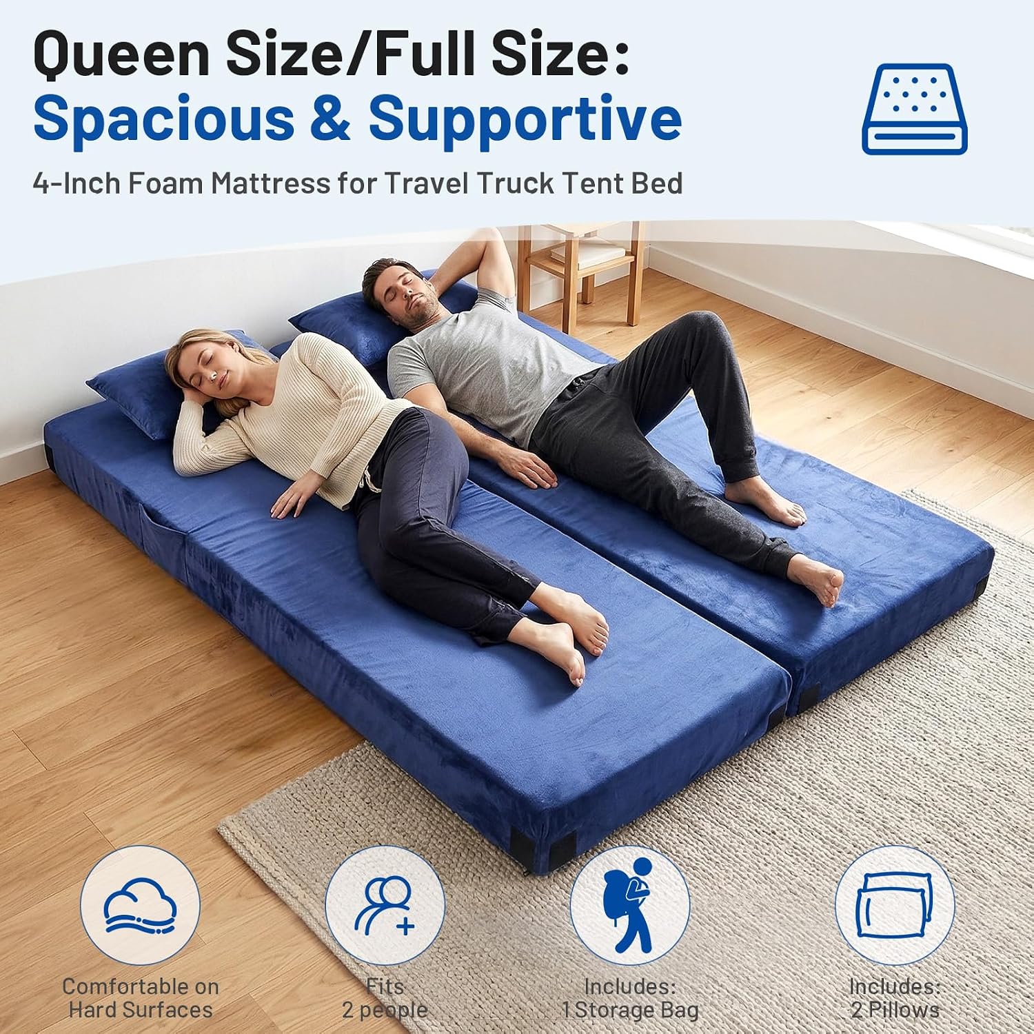 Materasso da campeggio in memo - Memory Foam Topper recensione e prezzo